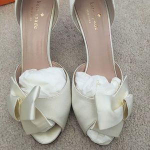 Kate Spade peep toe heels